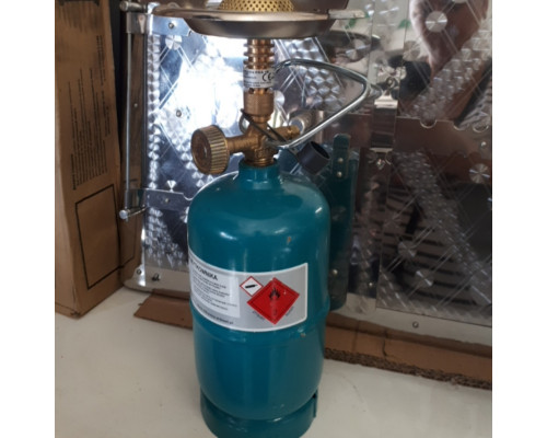 Туристичний газовий балон 1л з пальником