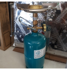 Туристичний газовий балон 1л з пальником