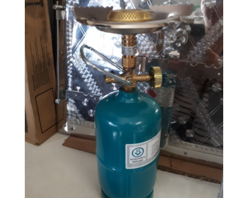 Туристичний газовий балон 1л з пальником
