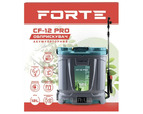 Садовий обприскувач акумуляторний Forte CF-12 Pro (12 л)