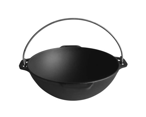 Казан чавунний азіатський із кришкою-сковородою, 10 л Brizoll, Брізол