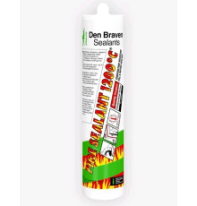 Жаростійкий герметик Den Braven Fire Sealant +1200 C чорний 310 мл