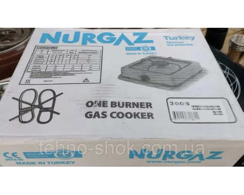 Плита газова 1 комфорна nurgaz ng-3005