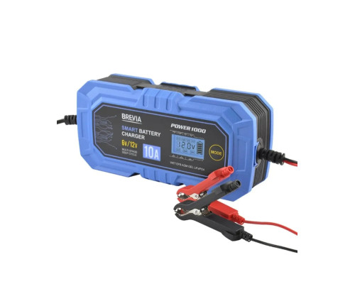 Зарядний пристрій АКБ Brevia 21000EP Power 1000 6V/12V 10A LiFePO4