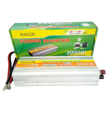 Перетворювач напруги 12v-220v 2000w Magor/Інвертор