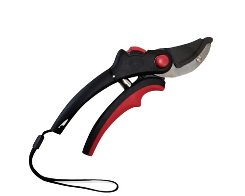 Секатор Vitals PS-200-01 Ergo для гілок до 20 мм, тефлон/нержавійка, леза 45мм, довжина 200мм, 182 г